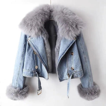 Airest -  Mattierte Denim-Jacke