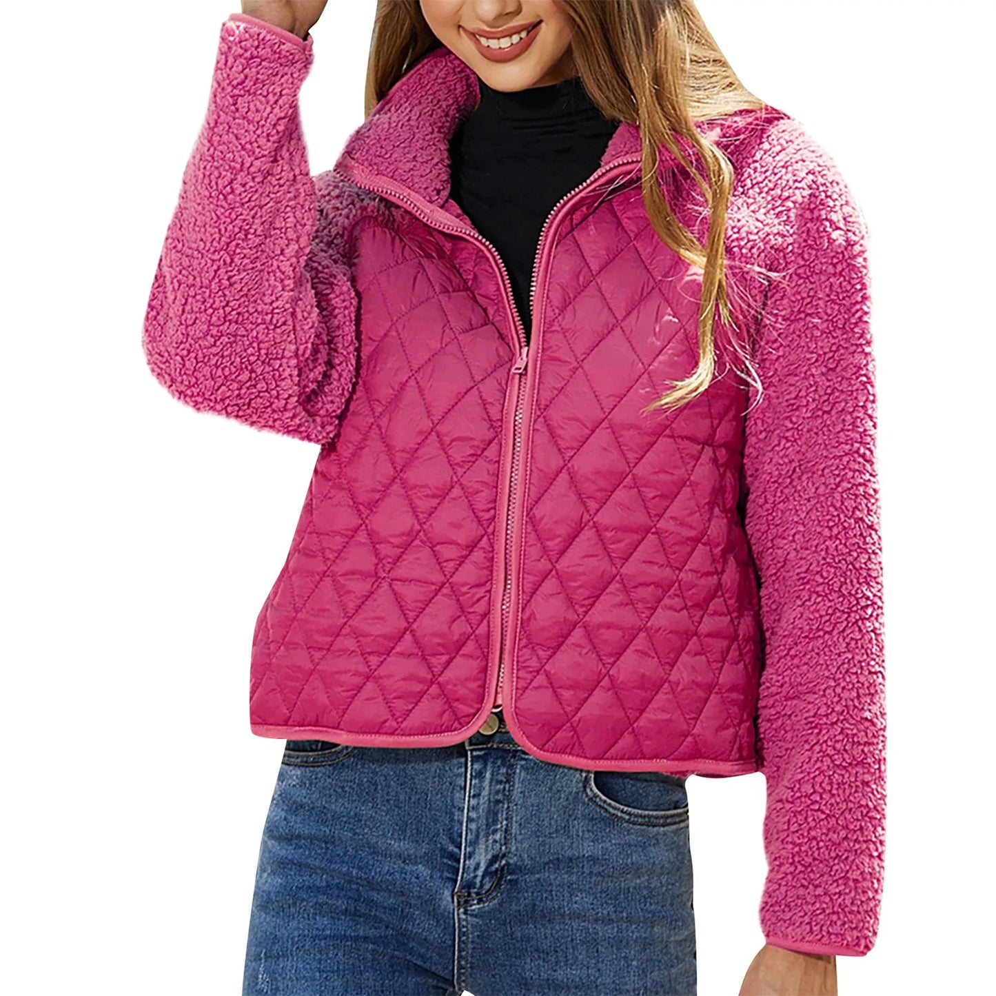 Bomberjacke mit Reißverschluss für Frauen