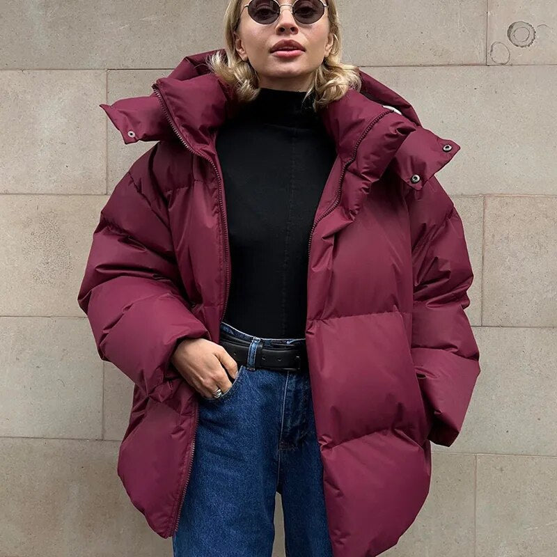 Catherine - Warme Puffy Jacket für Frauen in Übergröße für kühles Wetter