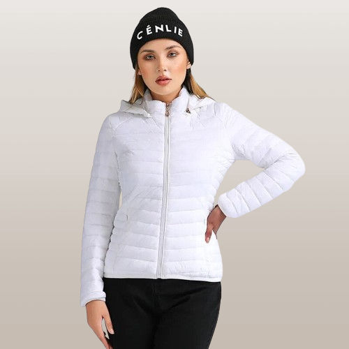 Damenmantel mit Kapuze für Frauen