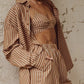 Claras Charmantes Linnen-Outfit | Dreiteiliges Damenensemble aus Leinen