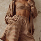 Claras Charmantes Linnen-Outfit | Dreiteiliges Damenensemble aus Leinen