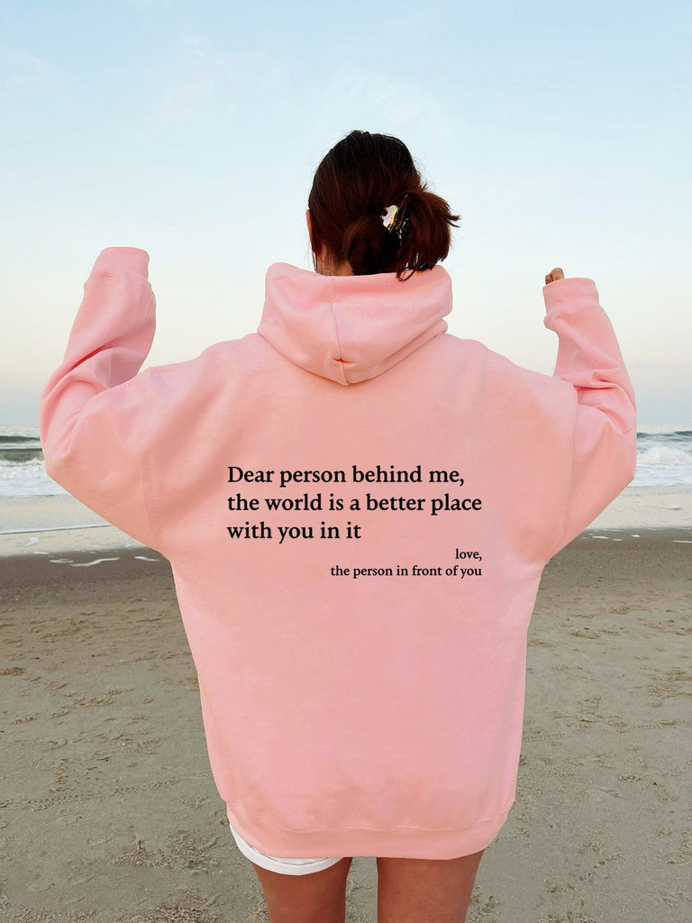 Angel™ - liebe person hinter mir unisex hoodie [letzter tag rabatt]