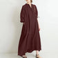 Heather - Hemden Kleid Vintage Langarm