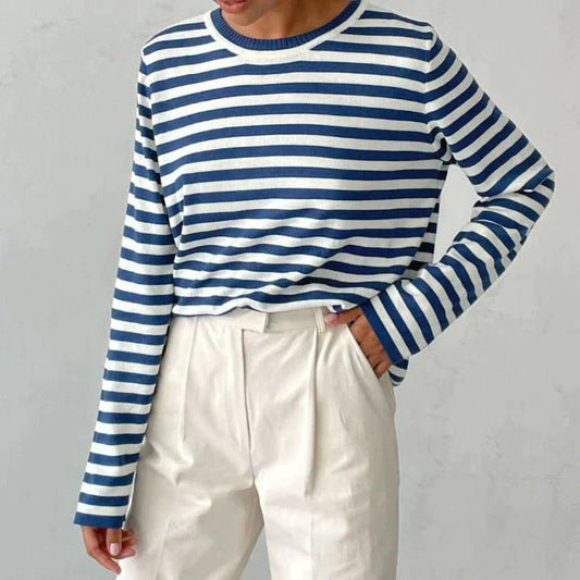 Dolores - Gestreiftes Pulloverhemd