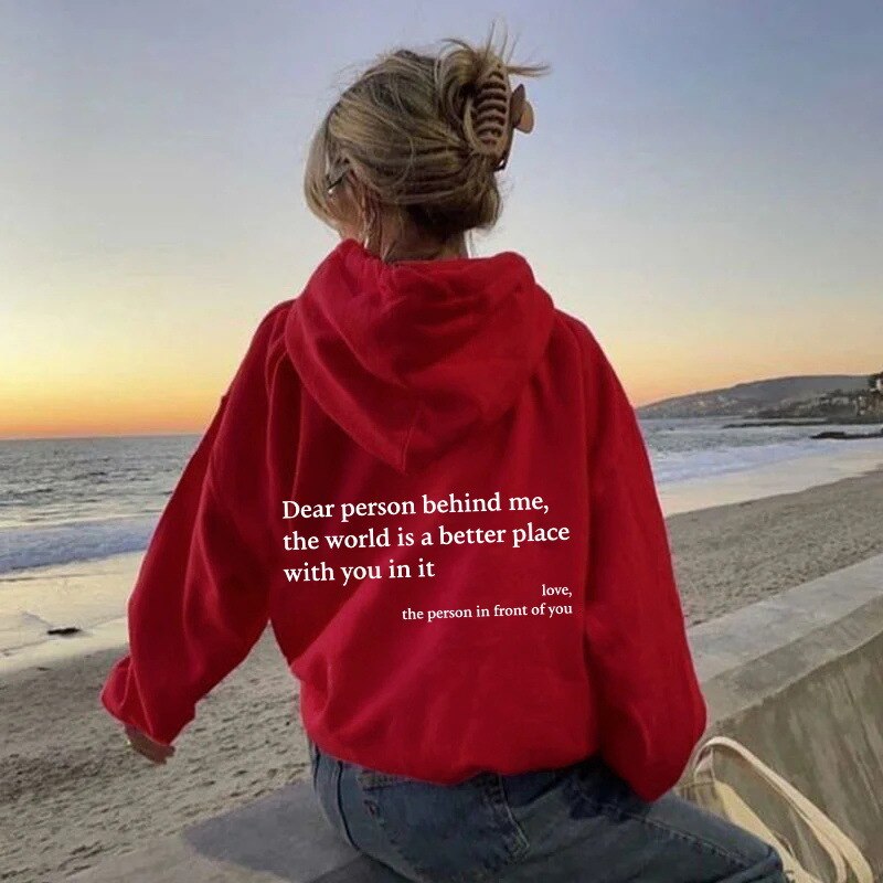 Angel™ - liebe person hinter mir unisex hoodie [letzter tag rabatt]