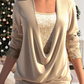 MIRIAM - Weiche Bluse aus glitzernder Baumwolle