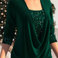 MIRIAM - Weiche Bluse aus glitzernder Baumwolle
