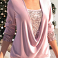 MIRIAM - Weiche Bluse aus glitzernder Baumwolle