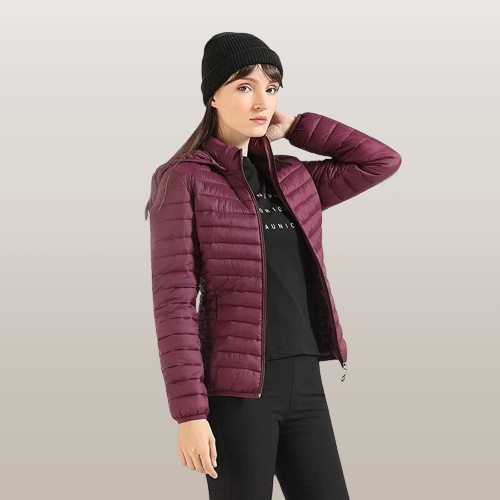 Damenmantel mit Kapuze für Frauen