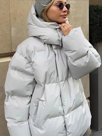 Catherine - Warme Puffy Jacket für Frauen in Übergröße für kühles Wetter