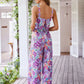 Breanna - Blumiger Weitbein-Jumpsuit