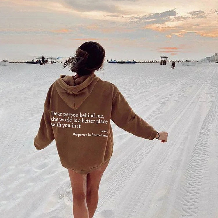 Angel™ - liebe person hinter mir unisex hoodie [letzter tag rabatt]