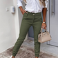 Fiona - Khaki Chino Hose