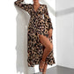 Elena - Leopard Midi Wickelkleid