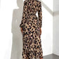 Elena - Leopard Midi Wickelkleid