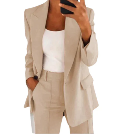 Olivia – blazer-set mit jacke und hose