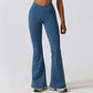 Azura | Hoch taillierte Flare-Leggings
