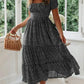 Clara - Marineblaues Sommerkleid mit Rüschen