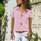 Bordeauxrote Hemdbluse - Fiona