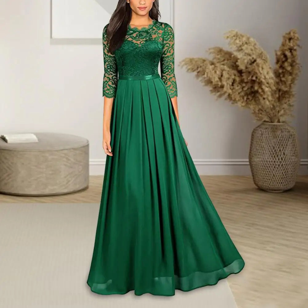 Helena - Rubinrote Eleganz Abendkleid