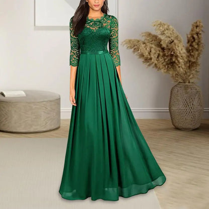 Helena - Rubinrote Eleganz Abendkleid