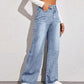 Zoe - Hellblaue Wide-Leg Jeans