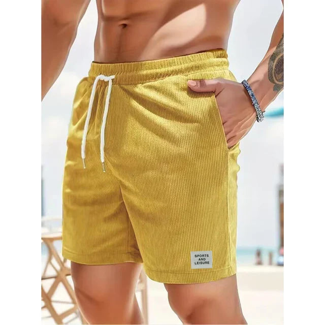 Moderne Herren-Sweatshorts mit Schnürung