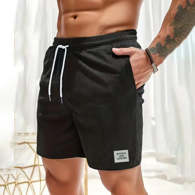 Moderne Herren-Sweatshorts mit Schnürung