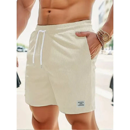 Moderne Herren-Sweatshorts mit Schnürung