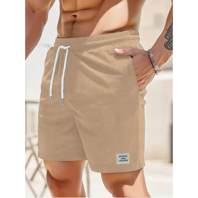 Moderne Herren-Sweatshorts mit Schnürung