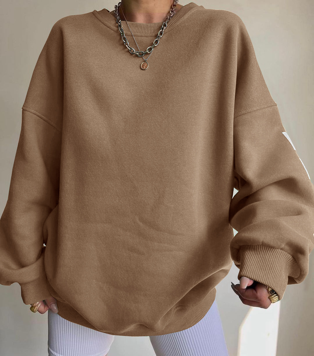 Clarissa | Lässiges Sweatshirt mit Buchstabenmuster
