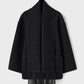 Frauen Winterjacken Set: Stilvolle Jacke mit Schal für Herbst/Winter
