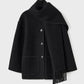 Frauen Winterjacken Set: Stilvolle Jacke mit Schal für Herbst/Winter