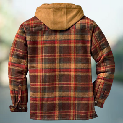 Hochwertige Karierte Winterjacke für Männer