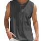 Ärmelloses Tanktop mit Schnürung & Brusttasche