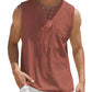Ärmelloses Tanktop mit Schnürung & Brusttasche