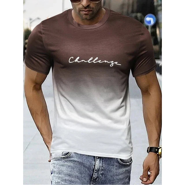Tate | vintage herren t-shirt mit farbverlauf