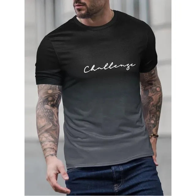 Tate | vintage herren t-shirt mit farbverlauf