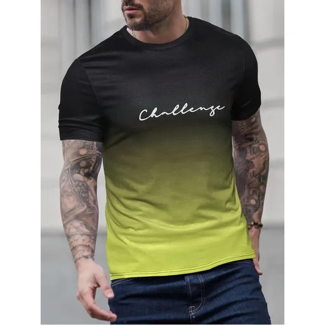 Tate | vintage herren t-shirt mit farbverlauf