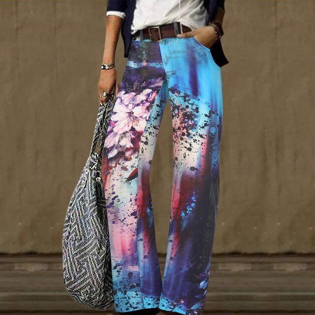 GRETA - Vintage Hose mit weitem Bein