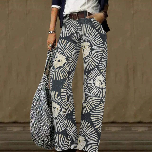 GRETA - Vintage Hose mit weitem Bein