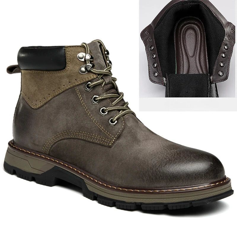 Winterstiefel aus echtem Leder für männer - Wiel