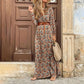 Carmen - Bohemian Maxikleid in Rot