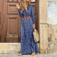 Carmen - Bohemian Maxikleid in Rot