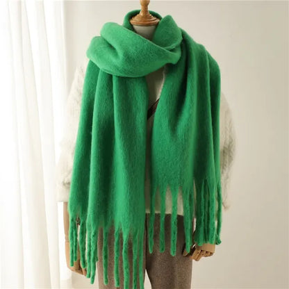 Lizz -  Einfarbiger Pashmina-Schal