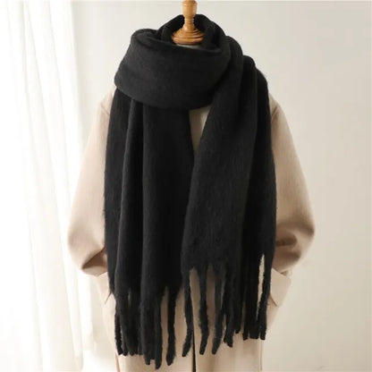 Lizz -  Einfarbiger Pashmina-Schal