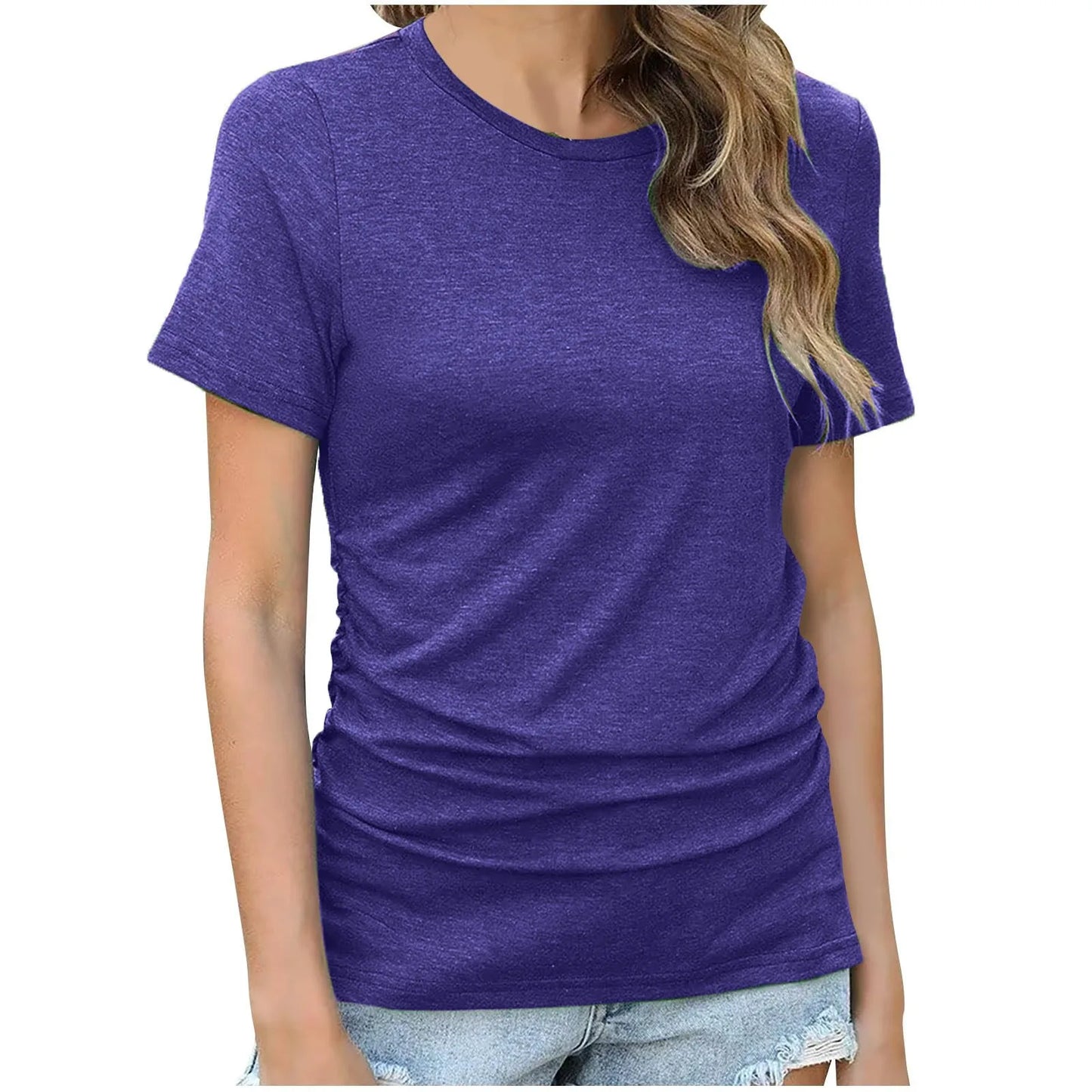 Mia - Lässiges Violettes Shirt
