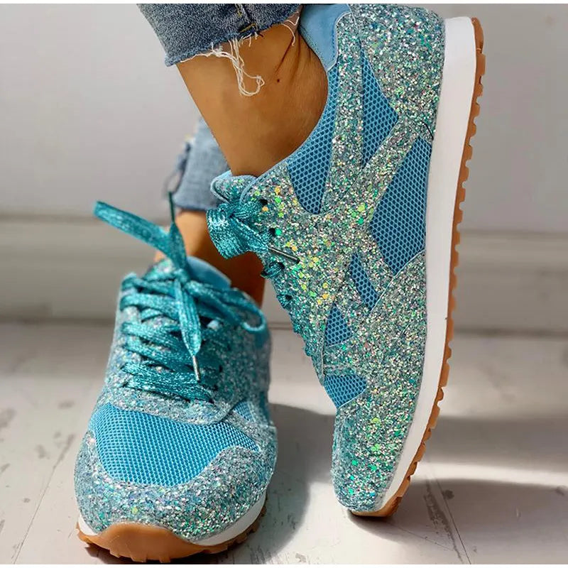 Ondine | paillettenbesetzte glitzer-sportschuhe