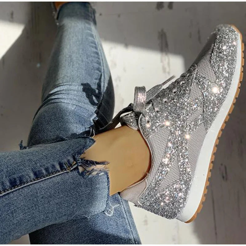 Ondine | paillettenbesetzte glitzer-sportschuhe